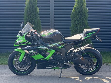 2016 Kawasaki ZX-6R Ninja, чёрный, 700000 рублей, вид 1