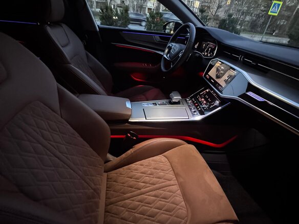 2024 Audi A7 L 45 TFSI II (4K), чёрный, 6200000 рублей - вид 17