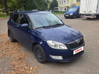 2012 Skoda Fabia II Рестайлинг, синий, 450000 рублей, вид 2