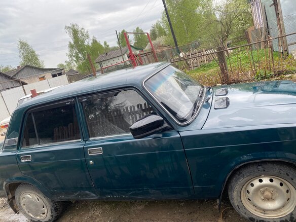 2008 Lada (ВАЗ) 2107, зелёный, 180000 рублей - вид 6