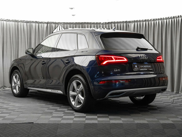 2017 Audi Q5 II (FY), синий - вид 3