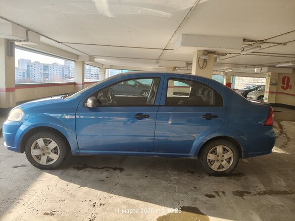 2008 Chevrolet Aveo I Рестайлинг, синий, 350000 рублей - вид 5