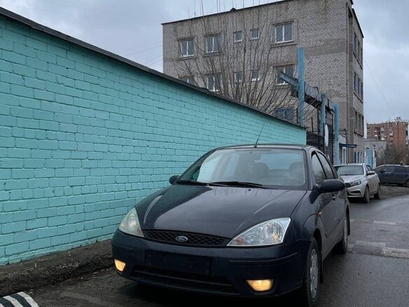 2004 Ford Focus I Рестайлинг, синий, 330000 рублей - вид 1