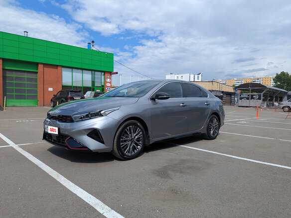 2021 Kia Cerato IV Рестайлинг, серый - вид 12