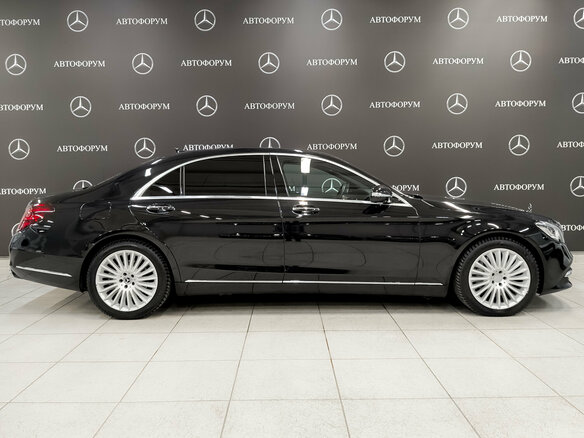 2019 Mercedes-Benz S-Класс 400 d VI (W222, C217) Рестайлинг, чёрный - вид 4