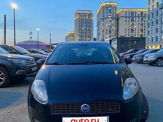 2007 Fiat Punto III Grande Punto, чёрный, 460000 рублей, вид 5