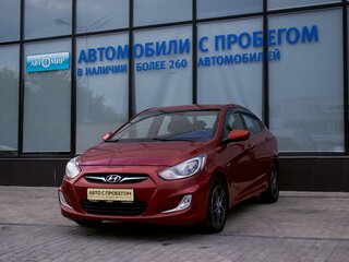 2011 Hyundai Solaris I, красный, 625000 рублей, вид 1