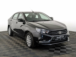 2017 Lada (ВАЗ) Vesta I, чёрный, 810000 рублей, вид 3
