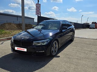 2018 BMW 5 серии 530d xDrive VII (G30/G31/G38), чёрный, 4845000 рублей, вид 3