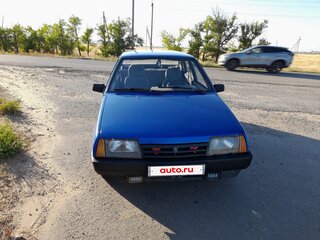 2000 Lada (ВАЗ) 21099, синий, 80000 рублей, вид 1