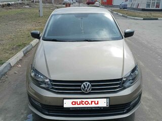 2020 Volkswagen Polo V Рестайлинг, коричневый, 1390000 рублей, вид 2