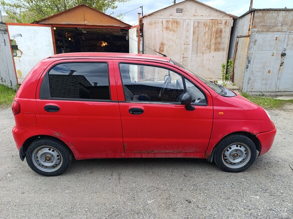 2009 Daewoo Matiz I Рестайлинг, красный, 200000 рублей - вид 4