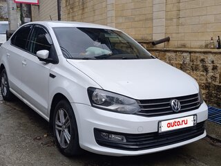 2016 Volkswagen Polo V Рестайлинг, белый, 1100000 рублей, вид 2