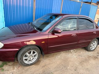 2007 Kia Spectra I Рестайлинг 2, красный, 350000 рублей, вид 4