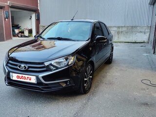 2022 Lada (ВАЗ) Granta I Рестайлинг, чёрный, 820000 рублей, вид 3