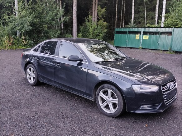 2012 Audi A4 IV (B8) Рестайлинг, чёрный, 1000000 рублей - вид 2