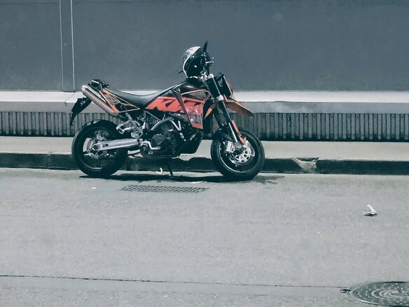 2006 KTM 950 SM, оранжевый, 480000 рублей - вид 5