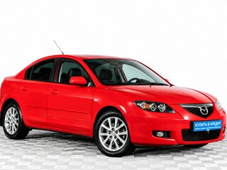 2008 Mazda 3 4-speed I (BK) Рестайлинг, красный, 759000 рублей, вид 1
