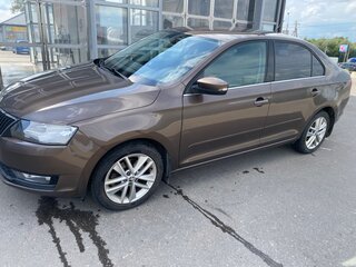 2018 Skoda Rapid I Рестайлинг, коричневый, 1350000 рублей, вид 4
