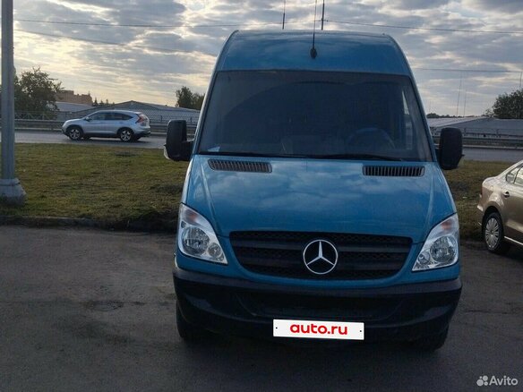 2012 Mercedes-Benz Sprinter, голубой, 1650000 рублей - вид 7
