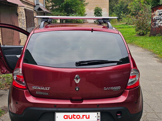 2012 Renault Sandero I, красный, 950000 рублей, вид 4