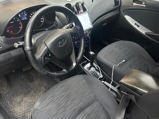 2015 Hyundai Solaris I Рестайлинг, чёрный, 760000 рублей, вид 5
