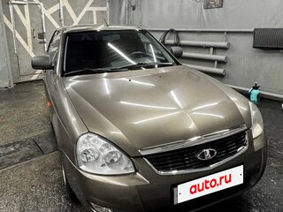 2014 Lada (ВАЗ) Priora I Рестайлинг, коричневый, 475000 рублей, вид 4