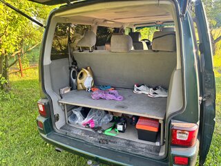 1999 Volkswagen Caravelle T4, зелёный, 1250000 рублей, вид 4