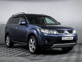 2008 Mitsubishi Outlander II, синий, 630000 рублей, вид 3