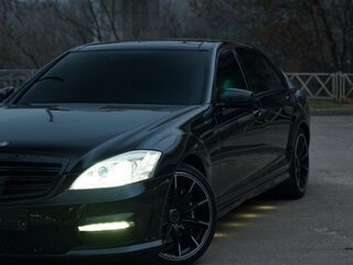 2008 Mercedes-Benz S-Класс 450 Long V (W221), чёрный, 1890000 рублей, вид 2