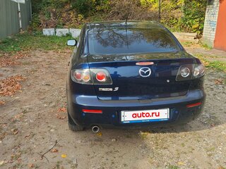 2008 Mazda 3 4-speed I (BK) Рестайлинг, синий, 830000 рублей, вид 5