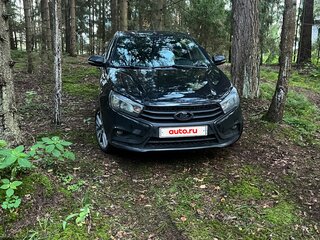 2021 Lada (ВАЗ) Vesta I, чёрный, 900000 рублей, вид 1
