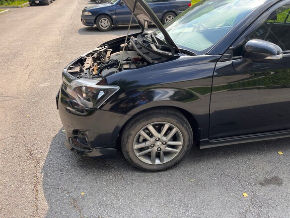 2013 Toyota Corolla Fielder XI (E160, E170, E180), чёрный, 1150000 рублей - вид 6