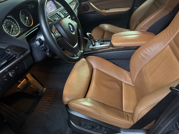 2013 BMW X6 30d I (E71) Рестайлинг, синий - вид 12