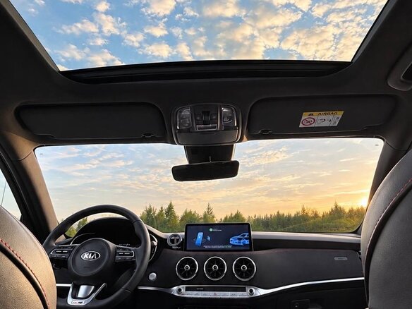 2021 Kia Stinger I Рестайлинг, серый, 3419000 рублей - вид 13