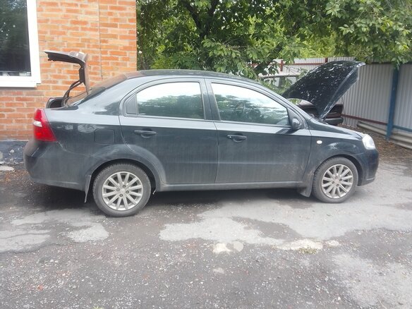 2008 Chevrolet Aveo I Рестайлинг, чёрный, 455000 рублей - вид 1