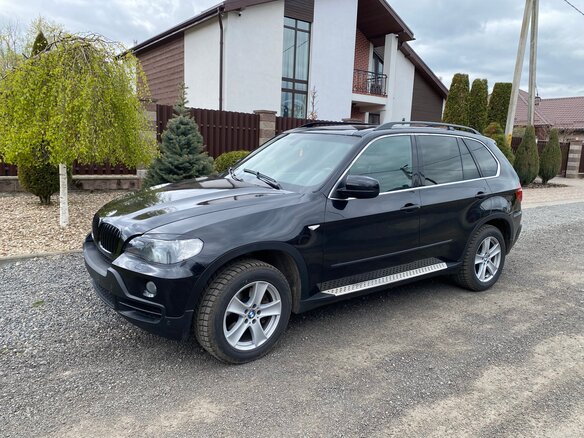 2008 BMW X5 30d II (E70), чёрный, 1300000 рублей - вид 3