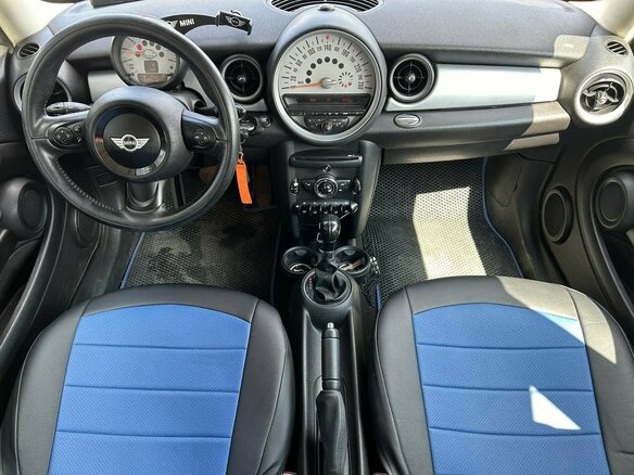 2013 Mini Hatch Cooper II (R56) Рестайлинг, синий - вид 12