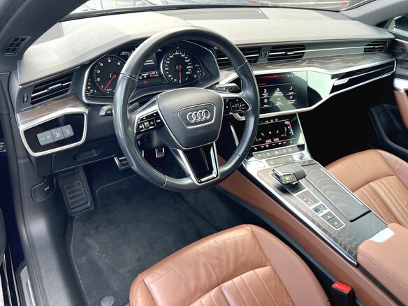 2019 Audi A7 55 TFSI II (4K), синий, 5190000 рублей - вид 32