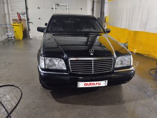 1995 Mercedes-Benz S-Класс 420 III (W140) Рестайлинг, чёрный, 1000000 рублей, вид 1