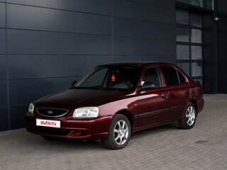 2008 Hyundai Accent ТагАЗ II, красный, 600000 рублей, вид 1