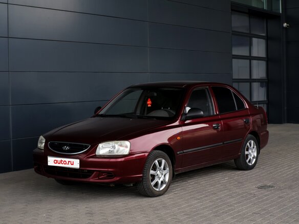 2008 Hyundai Accent ТагАЗ II, красный, 600000 рублей