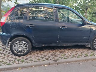 2007 Lada (ВАЗ) Kalina I, чёрный, 170000 рублей, вид 3