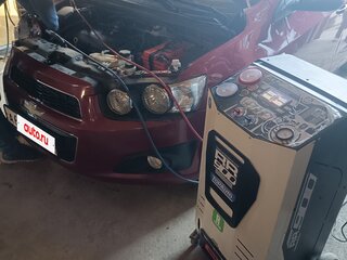 2013 Chevrolet Aveo II, красный, 640000 рублей, вид 5