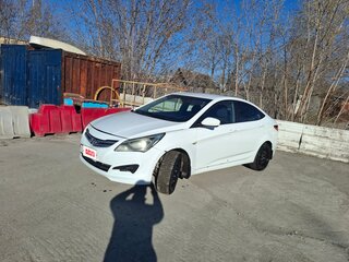 2016 Hyundai Solaris I Рестайлинг, белый, 550000 рублей, вид 5