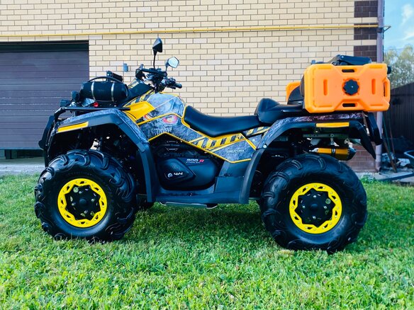 2012 BRP Can-Am Outlander 800, жёлтый, 850000 рублей - вид 7