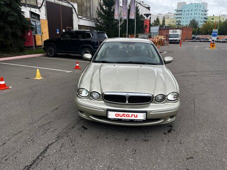 2006 Jaguar X-Type I, золотистый, вид 4