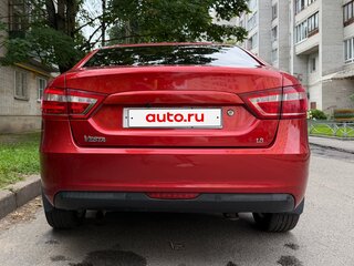2016 Lada (ВАЗ) Vesta I, красный, 750000 рублей, вид 5