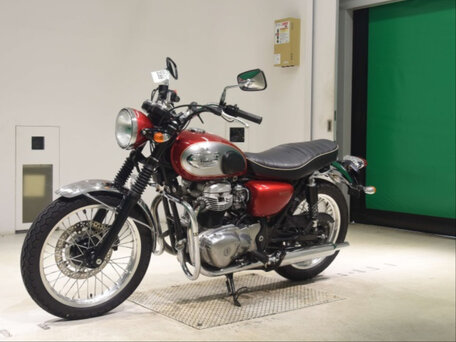 2007 Kawasaki W 650, красный, 420000 рублей, вид 1