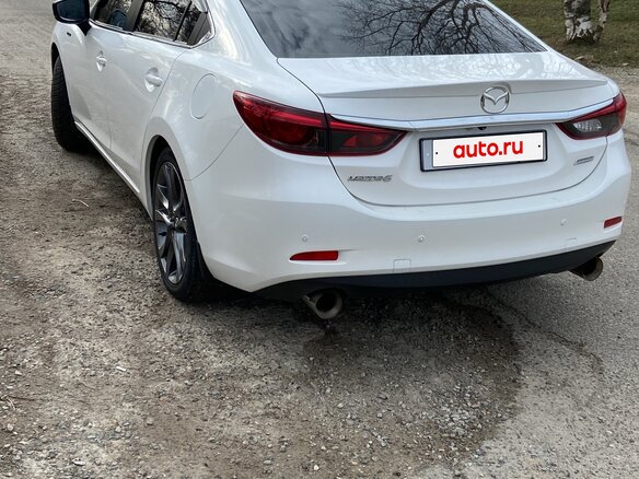 2018 Mazda 6 III (GJ) Рестайлинг, белый, 2200000 рублей - вид 6